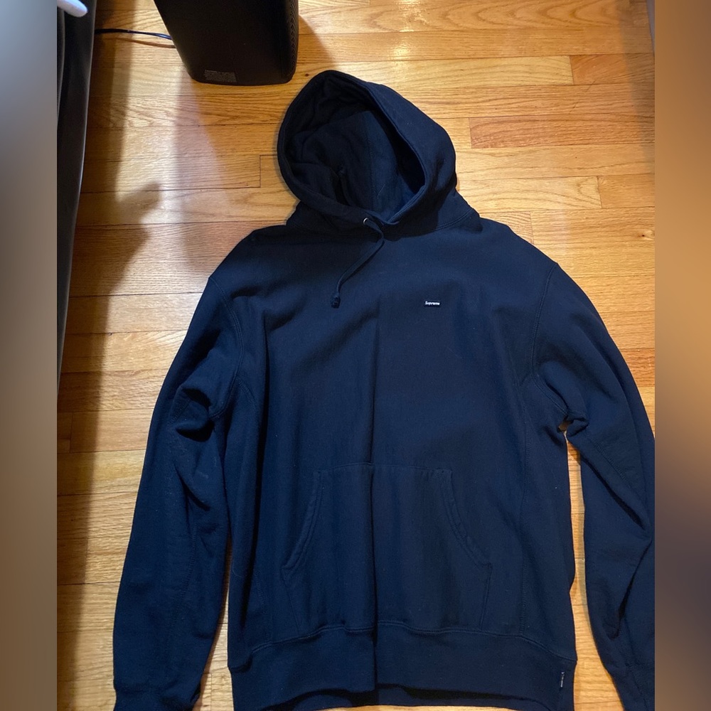 Supreme Small Box Logo Hoodie Black